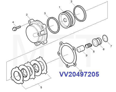 Center Axle Brake Gasket-Volvo FM - Image 2