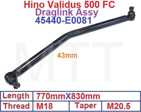 Draglink Assy-Hino Validus 500 FC