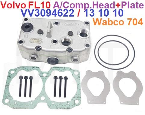 A/Comp.Head + Plate-Volvo FL10