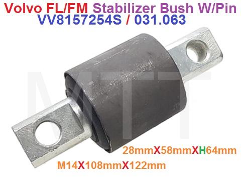 Stabilizer Bush W/Pin-Volvo FL/FM