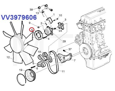 Fan Pully-Volvo FM9 B13R - Image 2