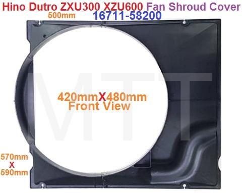 Fan Guard Shroud Cover-Hino Dutro ZXU300 XZU600 - Image 3