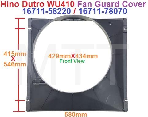 Fan Guard Shroud Cover-Hino Dutro WU410 BU410