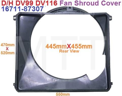 Fan Guard Shroud Cover-D/H DV99 DV116 - Image 2