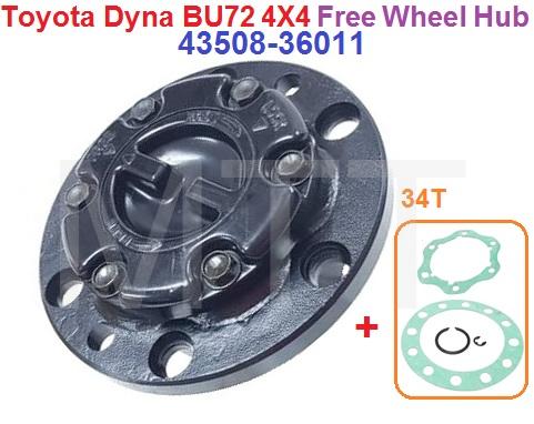 Free Wheel Hub-Toyota Dyna BU72 4X4 - Image 2