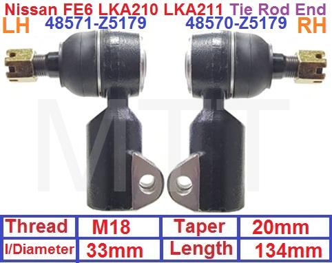 Tie Rod End-Nissan FE6 LKA210 LKA211