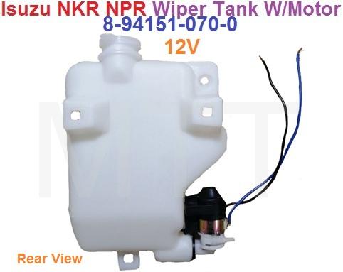 Wiper Tank W/Motor-Isuzu NKR NPR - Image 2