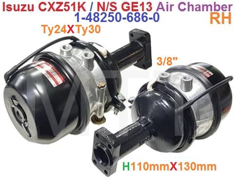 Air Chamber-Isuzu CXZ51K ( Ty24XTy30 ) - Image 2