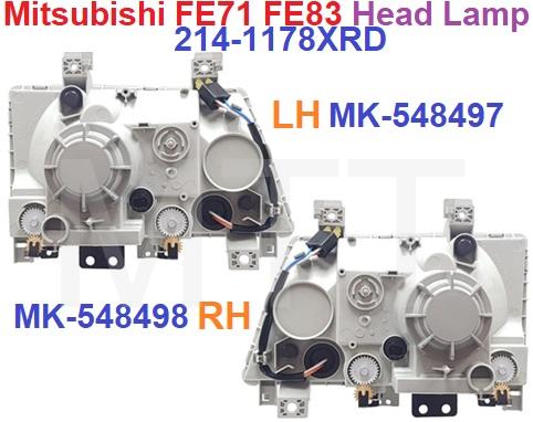 Mit.Canter FE71 FE83 Head Lamp Assy-M - Image 2