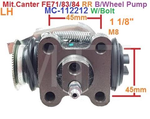 B/Wheel Cylinder-Mit.FE71 FE83 ( Rr-LH ) - Image 2