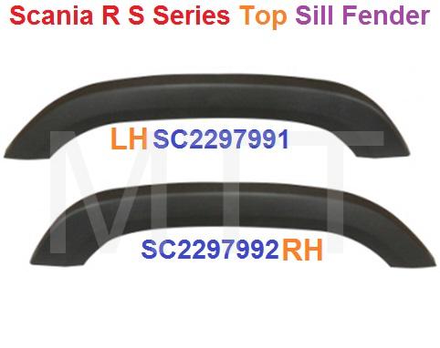Mudguard Sill Fender-Scania R S Series (Center)