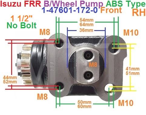 B/Wheel Cylinder-Isuzu FRR ( Frt-RH ) - Image 2