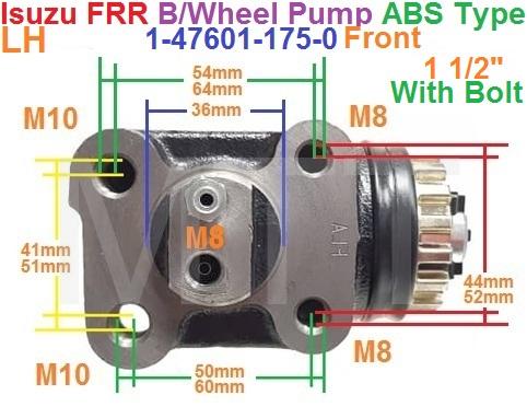 B/Wheel Cylinder-Isuzu FRR ( Frt-Lh ) - Image 2