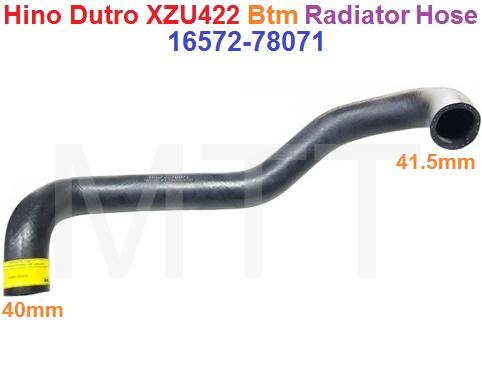 Radiator Hose-Hino Dutro XZU422 ( Btm )