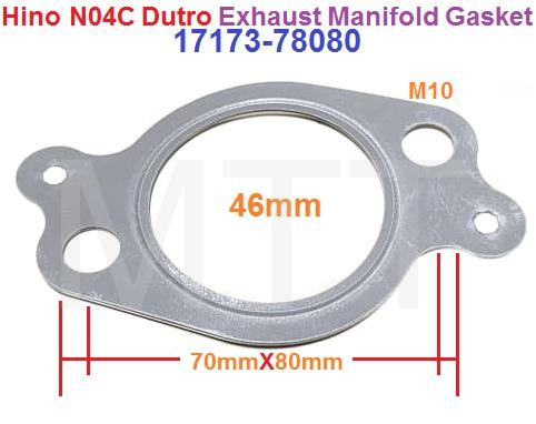 Exhaust Manifold Gasket-Hino N04C Dutro - Image 3
