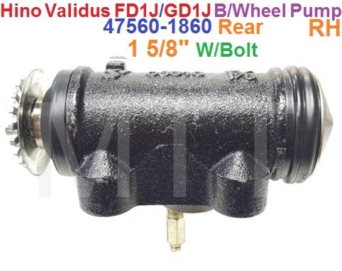 B/Wheel Cylinder-Hino Validus FD8J GD1J ( Rr-Rh ) - Image 3