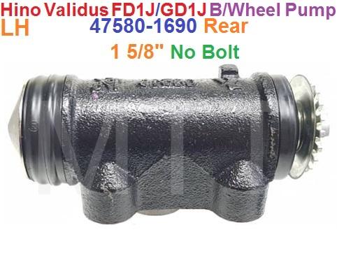 B/Wheel Cylinder-Hino Validus FD8J GD1J ( Rr-Lh ) - Image 2