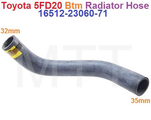 Radiator Hose-Forklift Tyt 5FD20 ( Btm )