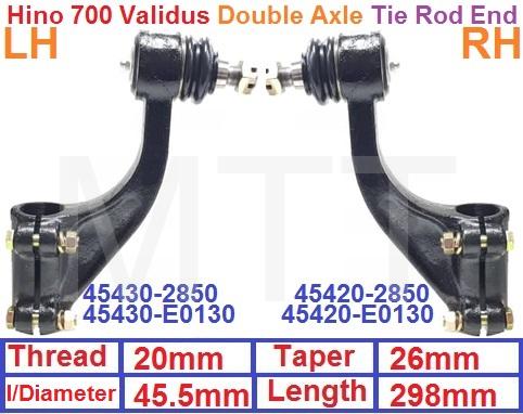 Tie Rod End-Hino Validus 700