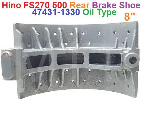 Brake Shoe-Hino ZM FS270 500 ( Oil 8" ) - Image 2