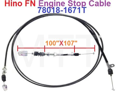Engine Stop Cable-Hino FN