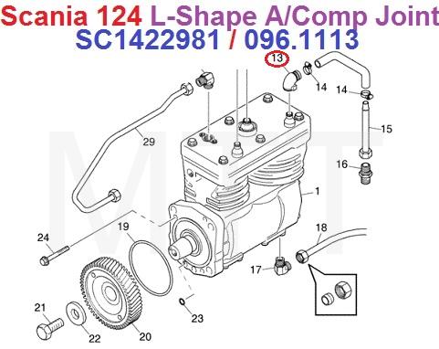L-Shape A/Comp Joint-Scania 124 - Image 3