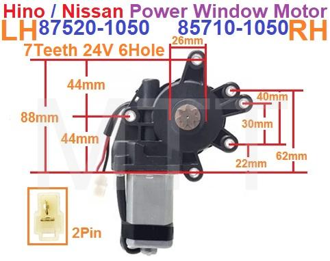 P/Window Motor-Hino Nissan Isuzu Fuso - Image 6