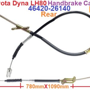 Handbrake Cable-Toyota LH80 Dyna ( Rr-RH )