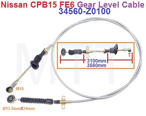 Gear Level Cable-Nissan CPB15 FE6
