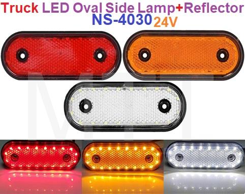 LED Side Lamp+Reflector-Truck