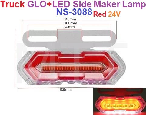 LED+GLO Side Maker Lamp-Truck - Image 2