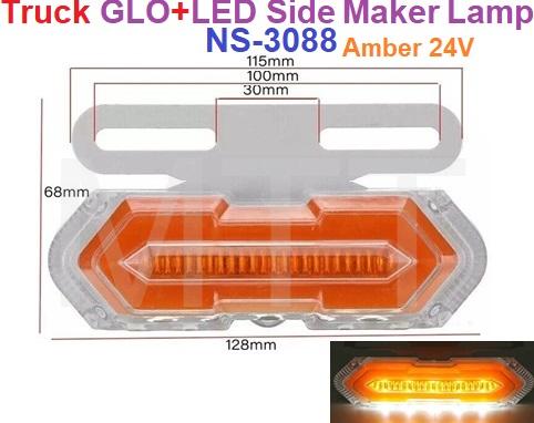 LED+GLO Side Maker Lamp-Truck - Image 3