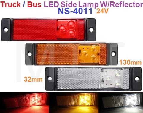 LED Side Lamp+Reflector-Truck