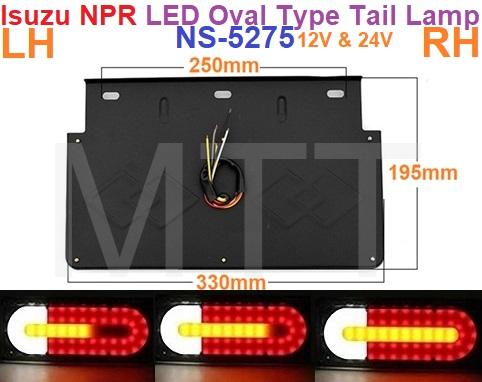 LED Tail Lamp-Isuzu NPR ( Oval ) - Image 2