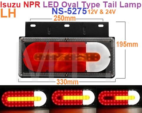 LED Tail Lamp-Isuzu NPR ( Oval ) - Image 4