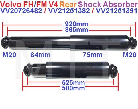 Absorber-Volvo FH FM V4 ( Rr )