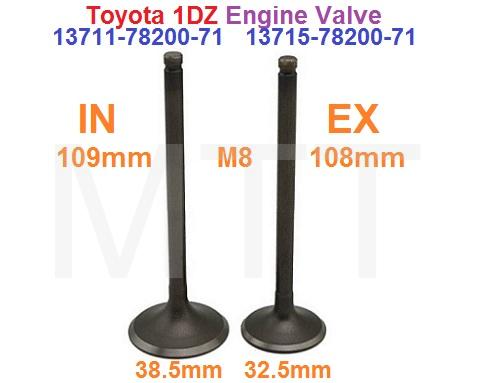 Engine Valve-Toyota 1DZ
