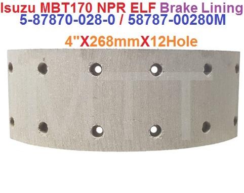 Brake Lining-Isuzu MTB170 NPR ELF