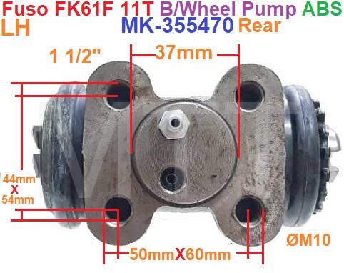 B/Wheel Cylinder-Fuso FK61F 11T ( Rr-Lh ) - Image 3