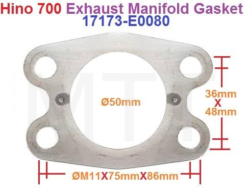 Exhaust Manifold Gasket-Hino 700