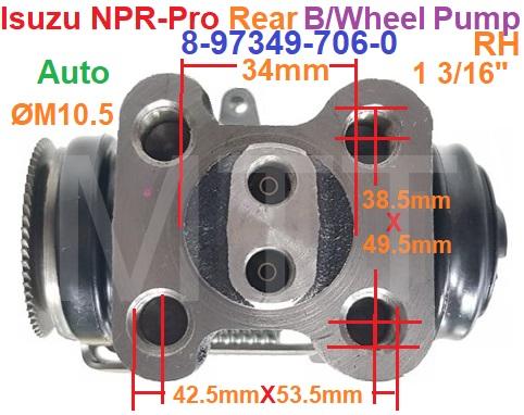 B/Wheel Cylinder-Isuzu NPR-Pro ( Rr RH ) - Image 2