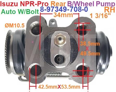 B/Wheel Cylinder-Isuzu NPR-Pro ( Rr RH ) - Image 2