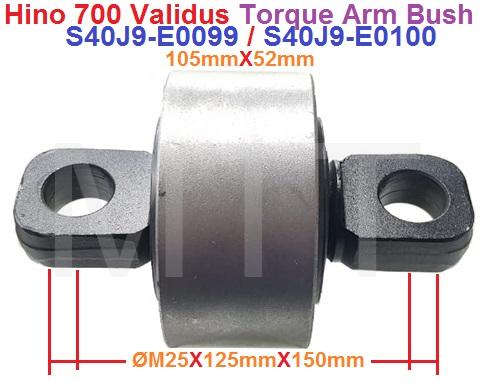 Torque Arm Rod Bush-Hino 700 E13C Validus - Image 2