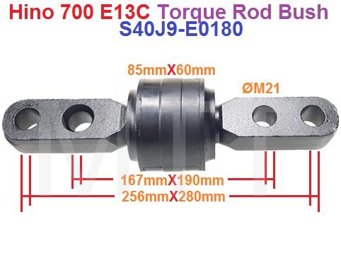 Torque Arm Rod Bush-Hino 700 E13C Validus - Image 2