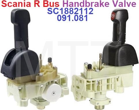 Handbrake Valve-Scania R P T Bus