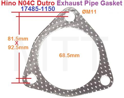 Exhaust Pipe Gasket-Hino Dutro N04C - Image 2