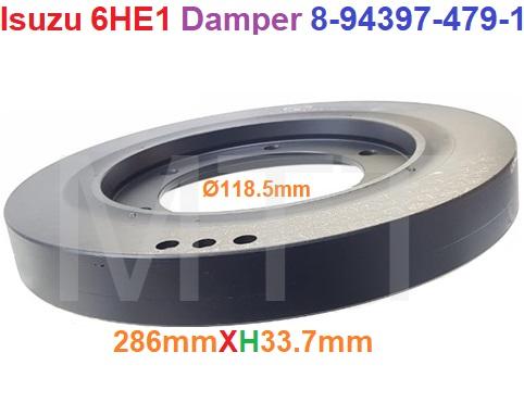 Damper Pulley-Isuzu 6HE1