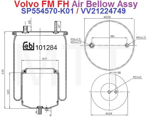 Air Bellow Assy-Volvo FM FH - Image 4