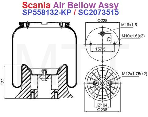 Air Bellow Assy-Scania - Image 4