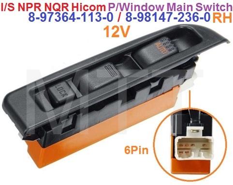 P/Window Switch-Hicom 1Ton ( Rh )